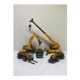AİLENİZİN OYUNCAKCISI İnşaat Araçları Oyuncak Büyük Vİnç Dozer Kepçe Slindir Forklift Kar Küreyici 5 Li Set
