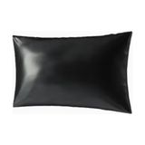 Aılorıa Beaut Sleep 60X40 Ipek Yastık Kılıfı, %100 Dut Ipeği, Hipoalerjenik ve Saç Dostu - Siyah - 60 x 40 cm
