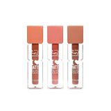 AİLY COSMETİCS Rose I Matte 3'lü Kalıcı, Mat Ruj Seti