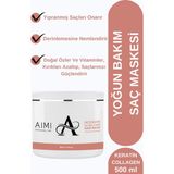 Aimi Intensive Repair Yıpranmış Saçlar İçin Yoğun Bakım Saç Maskesi 500 ml