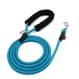 Aiminto Köpek Tasması, Örgülü Halat Çekiş - Küçük/Orta Köpekler için Yürüyüş Eğitim Kurşun (1/3") - 6FT, Açık Mavi)