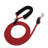 Aiminto Köpek Tasması, Örgülü Halat Çekişi - Küçük/Orta Köpekler için Yürüyüş Eğitim Kurşun (1/3") - 6FT, Kırmızı)