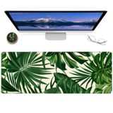 ainori Tropikal Yaprak Oyun Mouse Pad - 30,48 x 80,0 cm Kaymaz Kauçuk Masa Matı Yeşil Botanik Tasarımlı - Ofis Ev için Büyük Genişletilmiş Mouse Pad - Doğa Severler ve Sanat Dekoru için Hediyeler