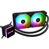 Aıo Liqmax Iıı 240 Argb Black Işlemci Için Su Soğutma, Sıvı Soğutma - 2 x 12CM Fanlar