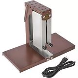 Aiodio 1000W Katlanabilir Elektrikli Eritme İstasyonu Paslanmaz Çelik Ticari Raclette Peyniri 0-90° Yarım Somun, Parça Ve Blok İçin Ayarlanabilir