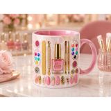 Aion Casa Aıon Casa Kişiye Özel Nail Art / Protez Tırnak Uzmanı Kupa Bardak - 1 Adet - 325 ml