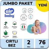 Air Baby No:2 Mini 76 Adet Bebek Bezi