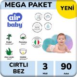 Air Baby No:3 Midi 90 Adet Bebek Bezi