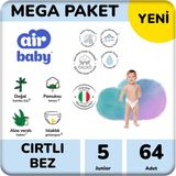 Air Baby No:5 Junior 64 Adet Bebek Bezi