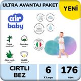 Air Baby No:6 XLarge 176 Adet Bebek Bezi