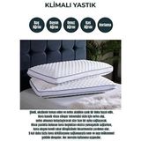 Air Comfort Klimalı Hava Kanallı Ortopedik Visco Yastık 70X41X11,5 cm - Beyaz - 70 x 40 cm