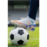 Air Erkek Beyaz Futbol Kramponu - Çoraplı Bilekli Halı Saha Ayakkabısı - 601