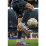 Air Erkek Gri Futbol Kramponu - Çoraplı Bilekli Halı Saha Ayakkabısı - 601