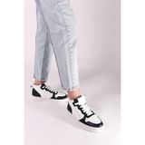 Air Force Hı V2 Hakki Deri Kadın Günlük Spor Ayakkabı RS-8001SIYAH-BYZ - (DipCamo)Charcoal-White