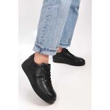 Air Force V2 Hakki Deri Kadın Günlük Spor Ayakkabı RS-6010SIYAH - (DipCamo)Charcoal-White