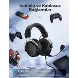 Air II Siyah Surround Oyuncu Kulaklık