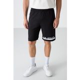 Air Jones 81241 Lacivert Baskı Detaylı Bağcıklı Standart Kalıp Erkek Şort
