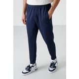 Air Jones 84952 Lacivert Bağcıklı Fermuar Cepli Jogger Erkek Eşofman