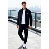 Air Jones 85198 Lacivert Dik Yaka Fermuarlı Jogger Rahat Form Erkek Eşofman Takım