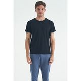 Air Jones Calvin Lacivert Basic Erkek T-Shirt - 88245 - M