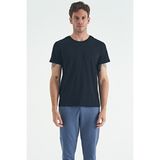Air Jones Calvin Lacivert Basic Erkek T-Shirt - 88245 - M