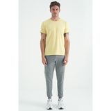 AIR JONES Calvin Sarı Basic Erkek T-Shirt - 88245