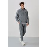 Air Jones Carol Gri Melanj Polar Erkek Eşofman Takım - 85226 - 2XL