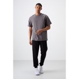 AIR JONES Cesar Siyah Cepli Şardonlu Erkek Eşofman Alt - 84929, Siyah, 2XL