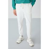 Air Jones Ekru Yüzeyi Dokulu Standart Fit Erkek Eşofman Alt - 82156 - 2XL