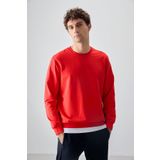 AIR JONES Fiesta Pamuk Yumuşak Dokulu Standart Fit Basic Erkek Sweatshirt - 88363