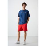 Air Jones Fiesta Pamuklu Kalın Yumuşak Dokulu Comfort Fit Basic Erkek Şort - 81274 - XL