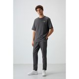 Air Jones Haki Pamuklu Kalın Yumuşak Dokulu Oversize Fit Nakışlı Erkek Eşofman Takım - 85252 - 2XL
