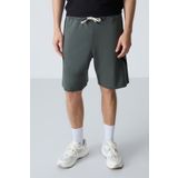 AIR JONES Haki Pamuklu Kalın Yumuşak Dokulu Standart Fit Basic Erkek Şort - 81281