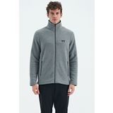 Air Jones Hardy Gri Melanj Standart Kalıp Polar Erkek Sweatshirt - 88299