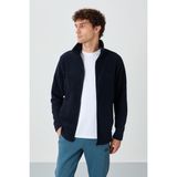Air Jones Hardy Lacivert Standart Kalıp Polar Erkek Sweatshirt - 88299