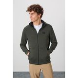 AIR JONES Hector Haki Şardonlu Erkek Sweatshirt - 88139