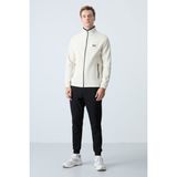 AIR JONES Hugo Bej - Siyah Jogger Erkek Eşofman Takım - 85198