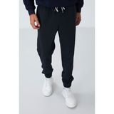 Air Jones İndigo Yüzeyi Dokulu Standart Fit Erkek Eşofman Alt - 82156 - XL