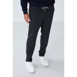 AIR JONES Koyu Gri Yüzeyi Dokulu Standart Fit Erkek Eşofman Alt - 82155