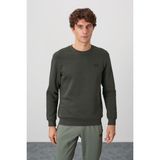 AIR JONES Omar Haki Şardonlu Erkek Sweatshirt - 88137