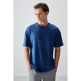 Air Jones Parlament %100 Pamuk Kalın Yumuşak Dokulu Oversize Fit Basic Erkek T-Shirt - 88353 - XL