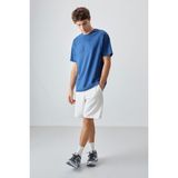Air Jones Parlament Pamuklu Kalın Yumuşak Dokulu Oversize Fit Basic Erkek T-Shirt - 88378 - 2XL