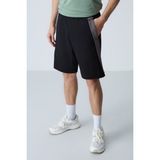 Air Jones Siyah Pamuklu Kalın Yumuşak Dokulu Standart Fit Basic Erkek Şort - 81280