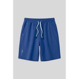 Air Jones Tommy Life Parlament Pamuklu Kalın Yumuşak Dokulu Standart Fit Basic Erkek Şort - 81278 Mavi