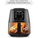 Air Pro Cook Köz Xl Airfryer Siyah Parlak, Sağlıklı ve Pratik Pişirme - Ahşap