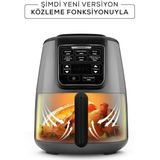 Air Pro Cook Köz Xl Airfryer, Uzay Grisi, 4 Kişilik, Sağlıklı Pişirme - Ahşap