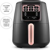 Air Pro Cook Xl 2'li Konuşan Airfryer Rosegold, 4 Kişilik, Sağlıklı Pişirme - Ahşap - Bej