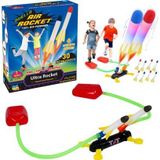 Air Rocket İkili Seti - Roket Oyuncak - 4 Roket Ve Havalı Roketatar - İkili Açık Hava Oyuncağı - Air