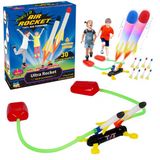 Air Rocket İkili Seti - Roket Oyuncak - 4 Roket Ve Havalı Roketatar - İkili Açık Hava Oyuncağı - Airrocket