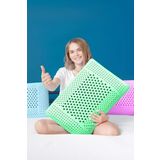 Air Terapi Hava Kanallı Ortopedik Yastık Visco Yastık Yeşil 60X40x16cm